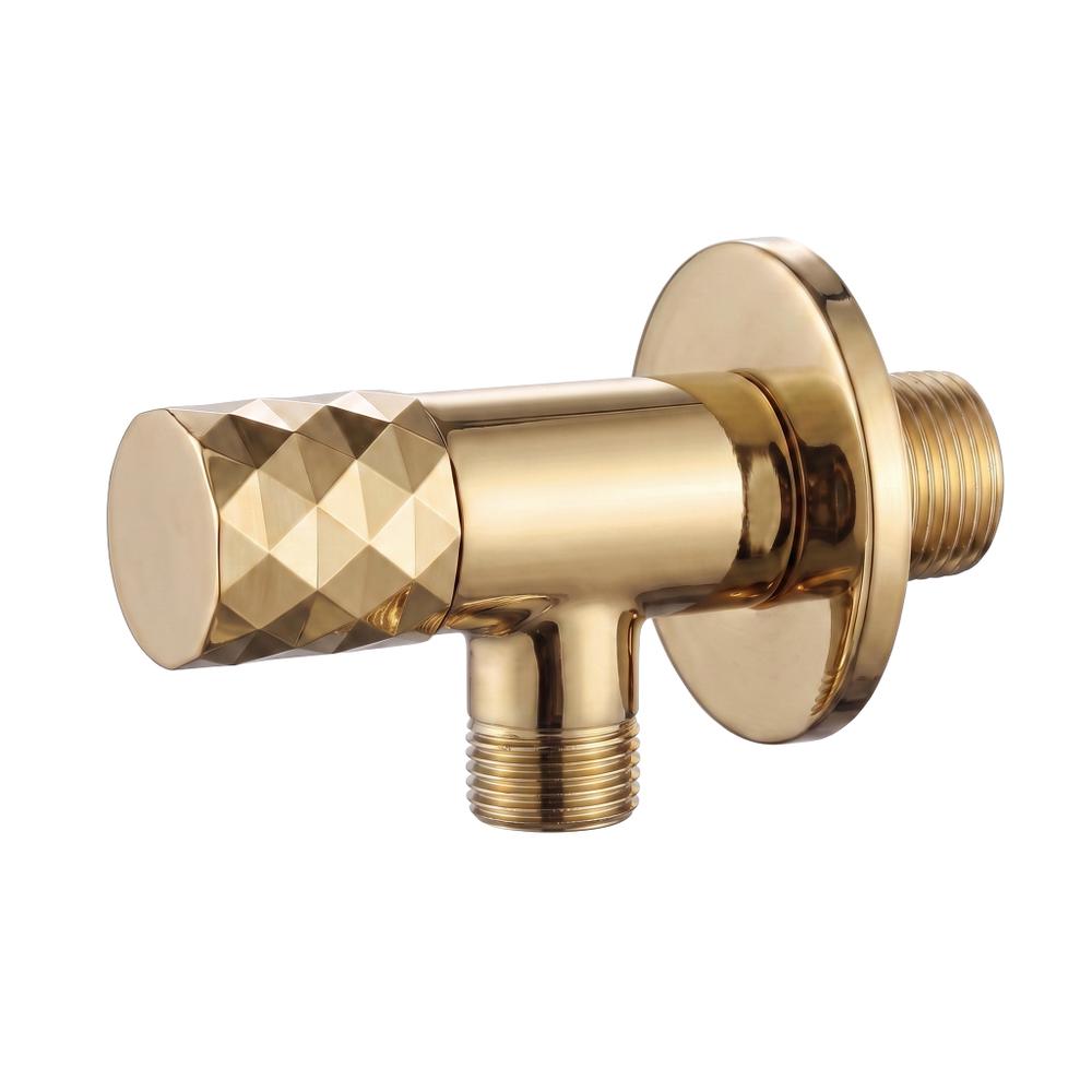 Zawór kątowy Diamond 03 1/2" x 3/8" Złoty