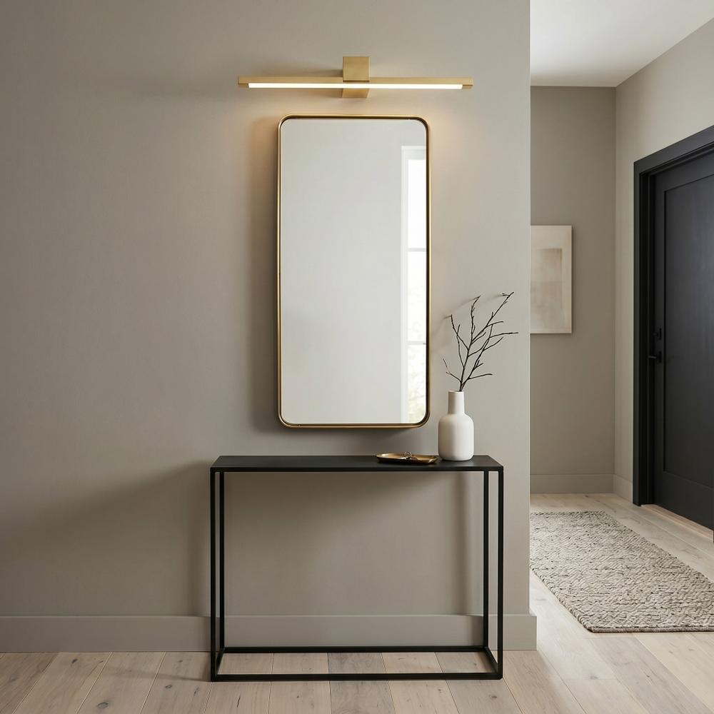 Koupelnové nástěnné LED svítidlo SWE044-1W 60cm GOLD