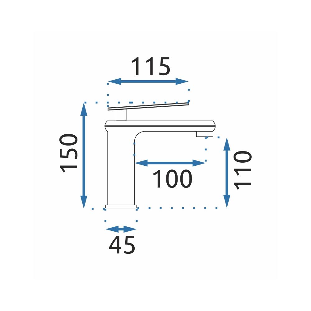 REA BLADE pesuallashana Musta Antiikki Matala