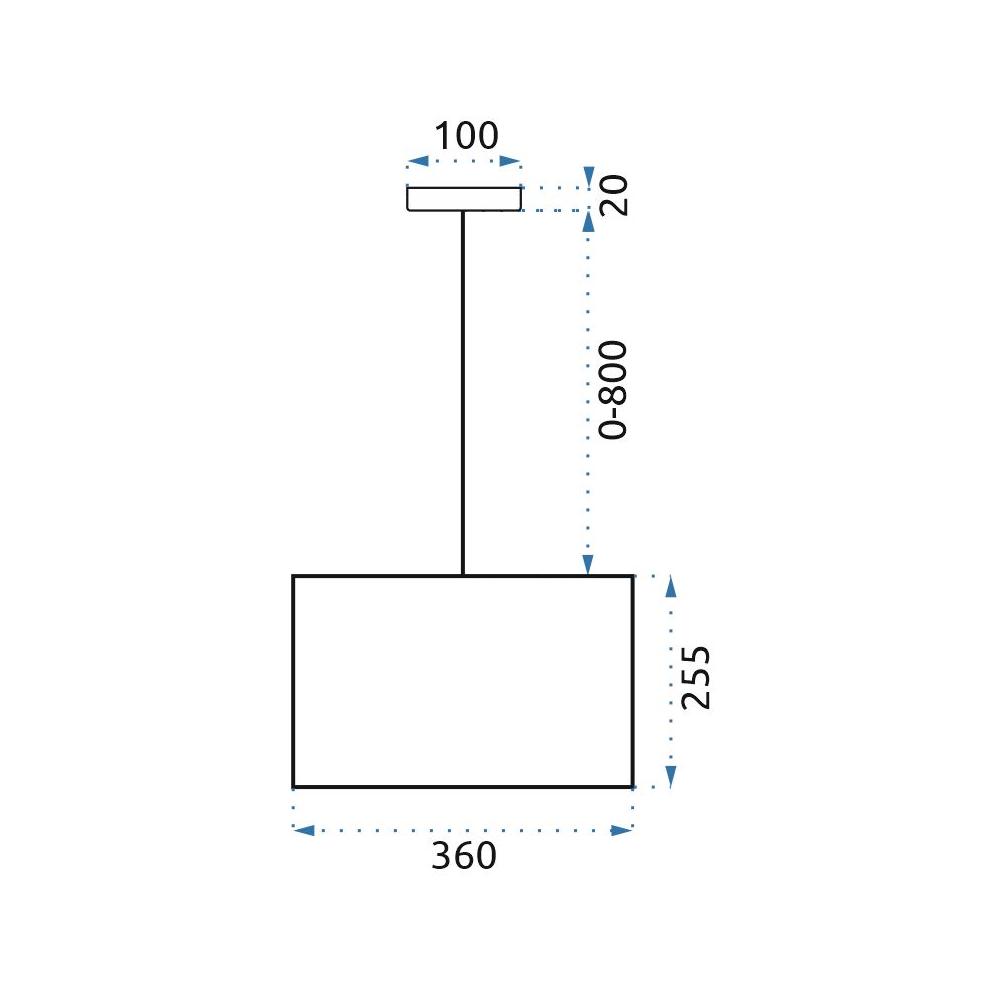 Deckenlampe Black Gold 36 cm APP619-1CP