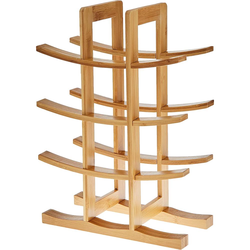 Stojak bambusowy na wino 371572