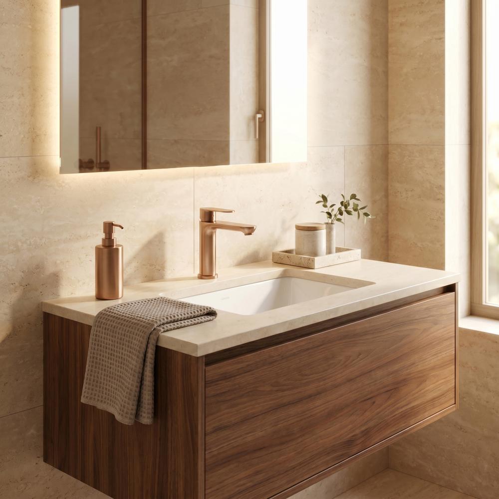 Torneira para lavatório Rea Logan Brush Copper