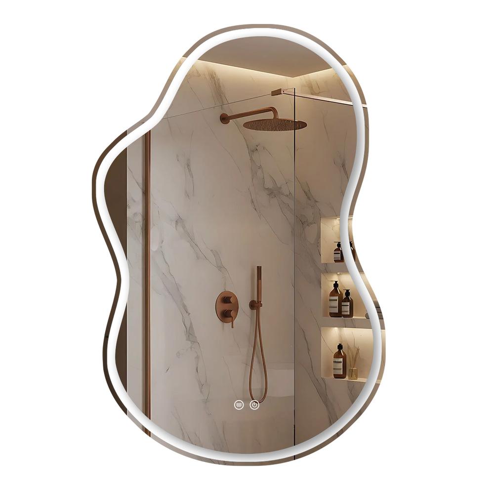 LUSTRO ŚCIENNE LED UNO DOUBLE 80x55 cm