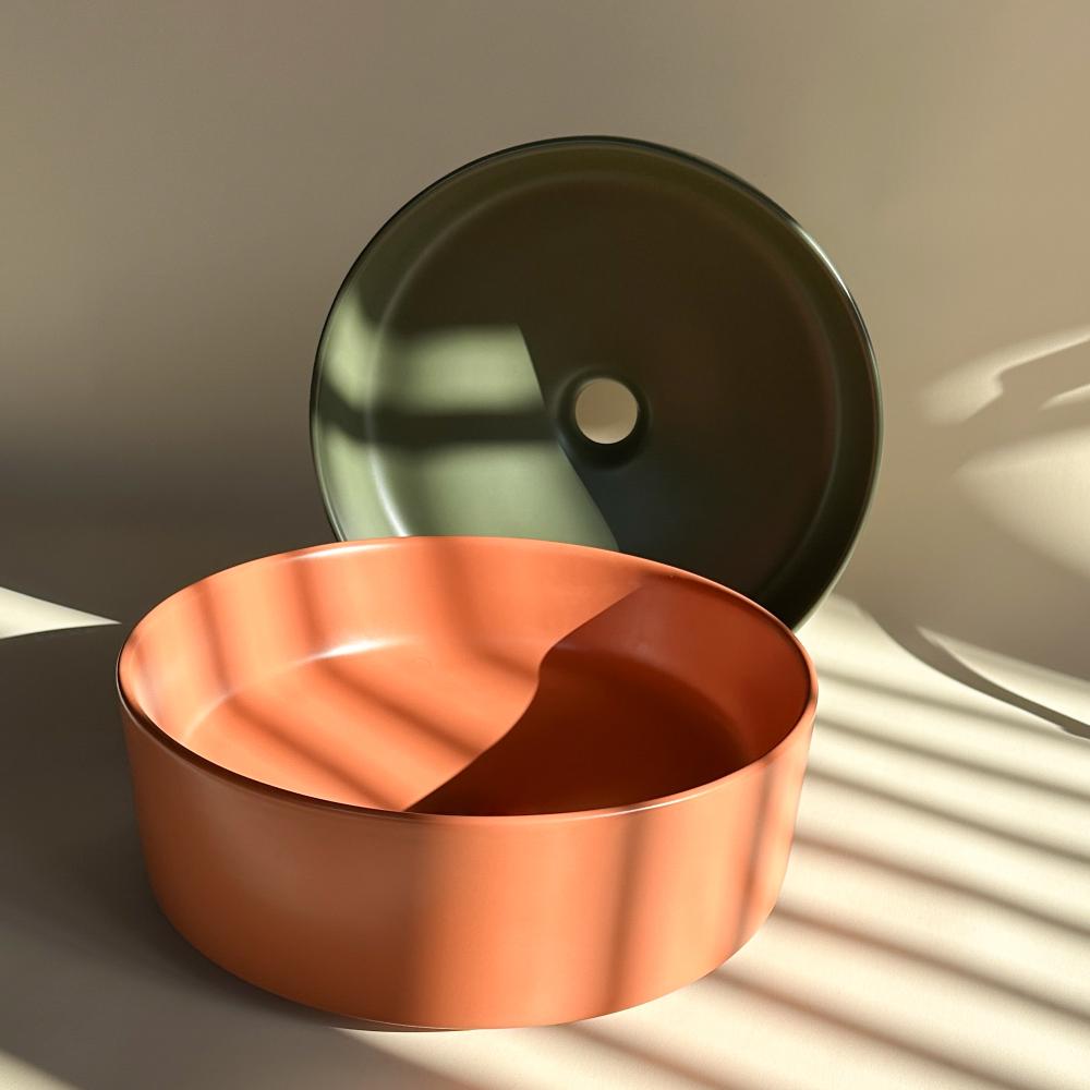 Nadgradni umivaonik Rea SAMI TERRA MATT