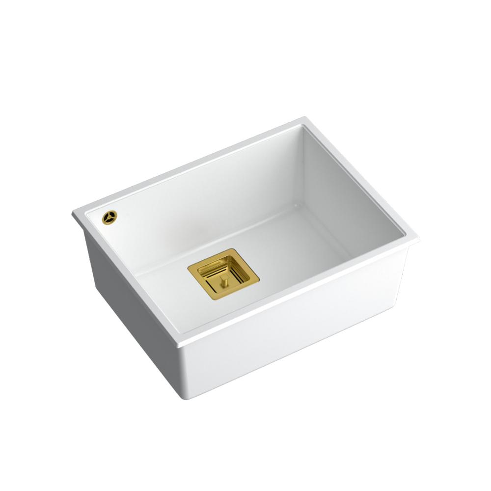 гранитная мойка DAVID 50 White