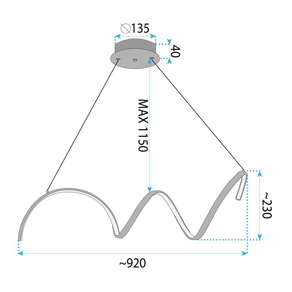 Lampe LED LHJ025-CP CHROME