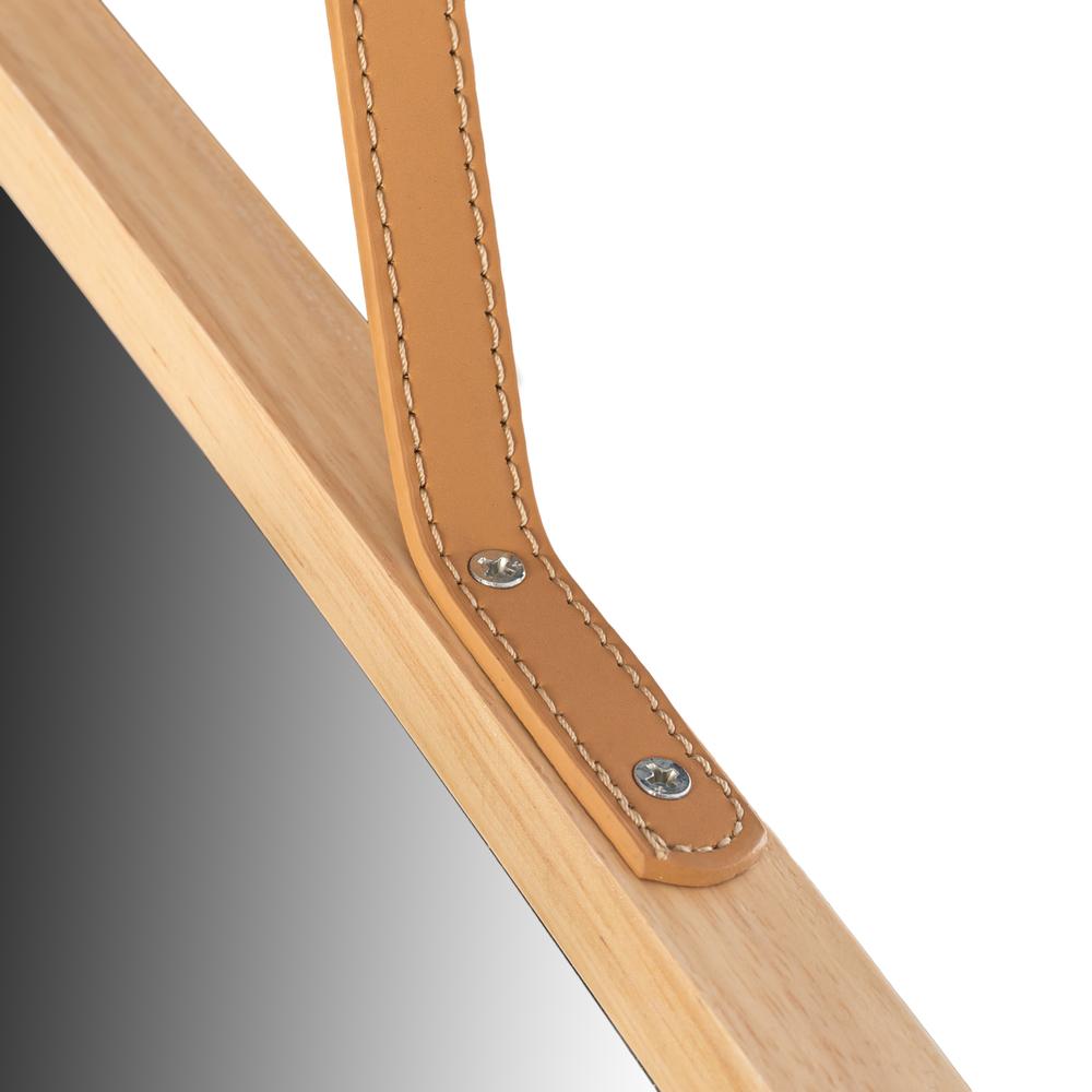 Asimetriškas medinis veidrodis 49 cm YMJZ20216