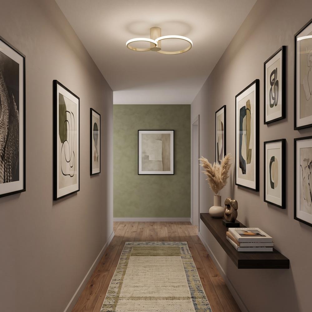 Lampa sufitowa plafon APP1402-CW Złota