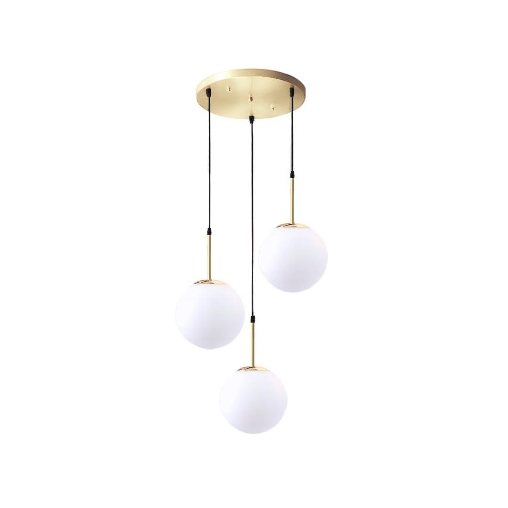 Hängelampe Kugel Gold APP656-3CPR