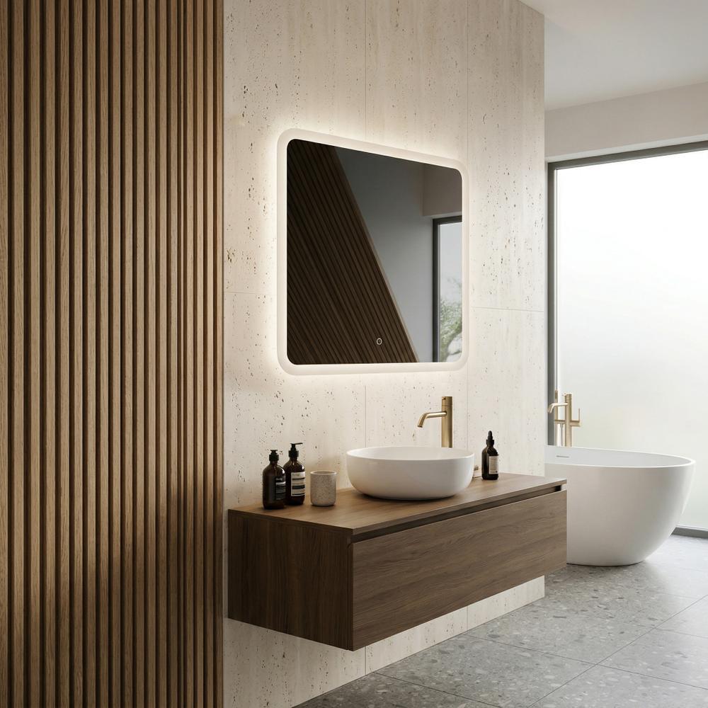 Lustro ścienne LED 70x70cm TOP-2