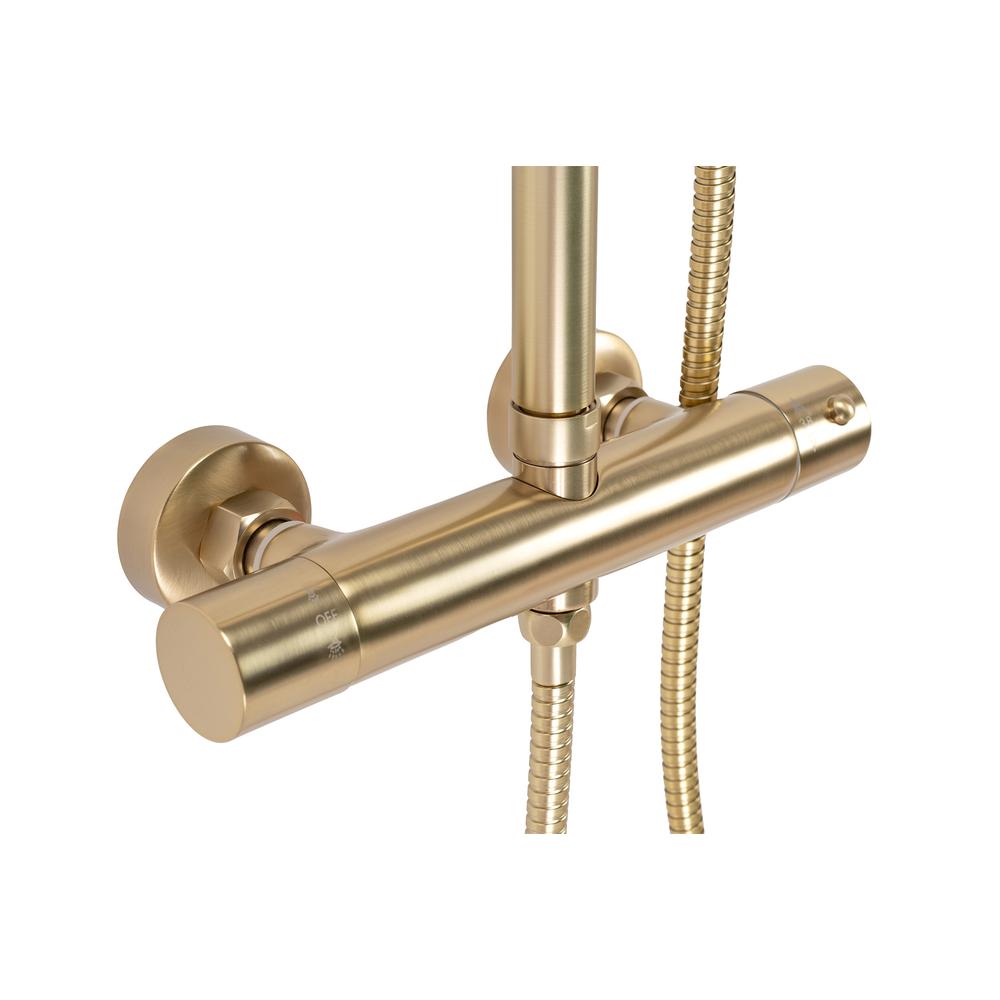 DUŠAS KOMPLEKTS AR TERMOSTATU Rea PAROT Brushed Gold