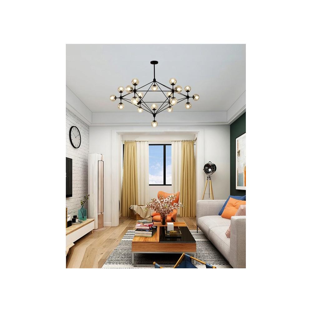 Deckenlampe Metall black XXL APP265-15C