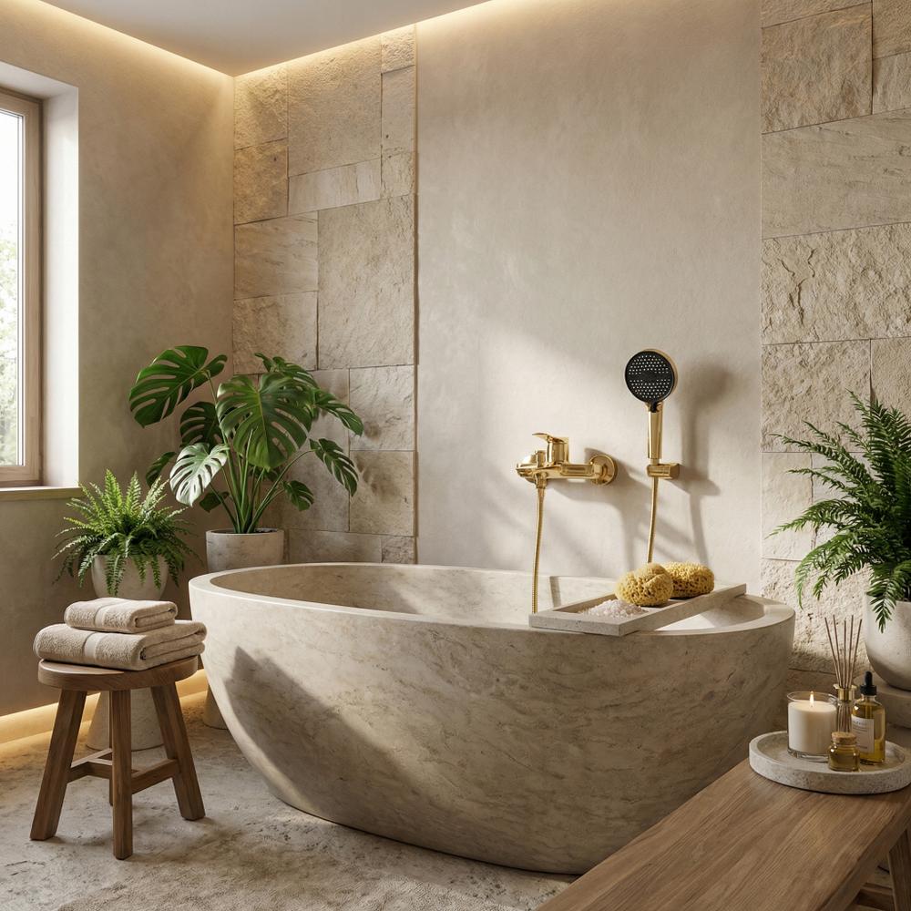 Flessibile doccia Rea Gold 150 cm