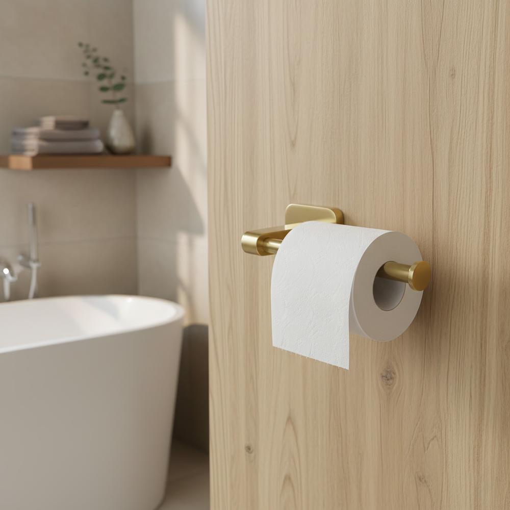 Toilet paper holder 5909 Nico Brush Gold