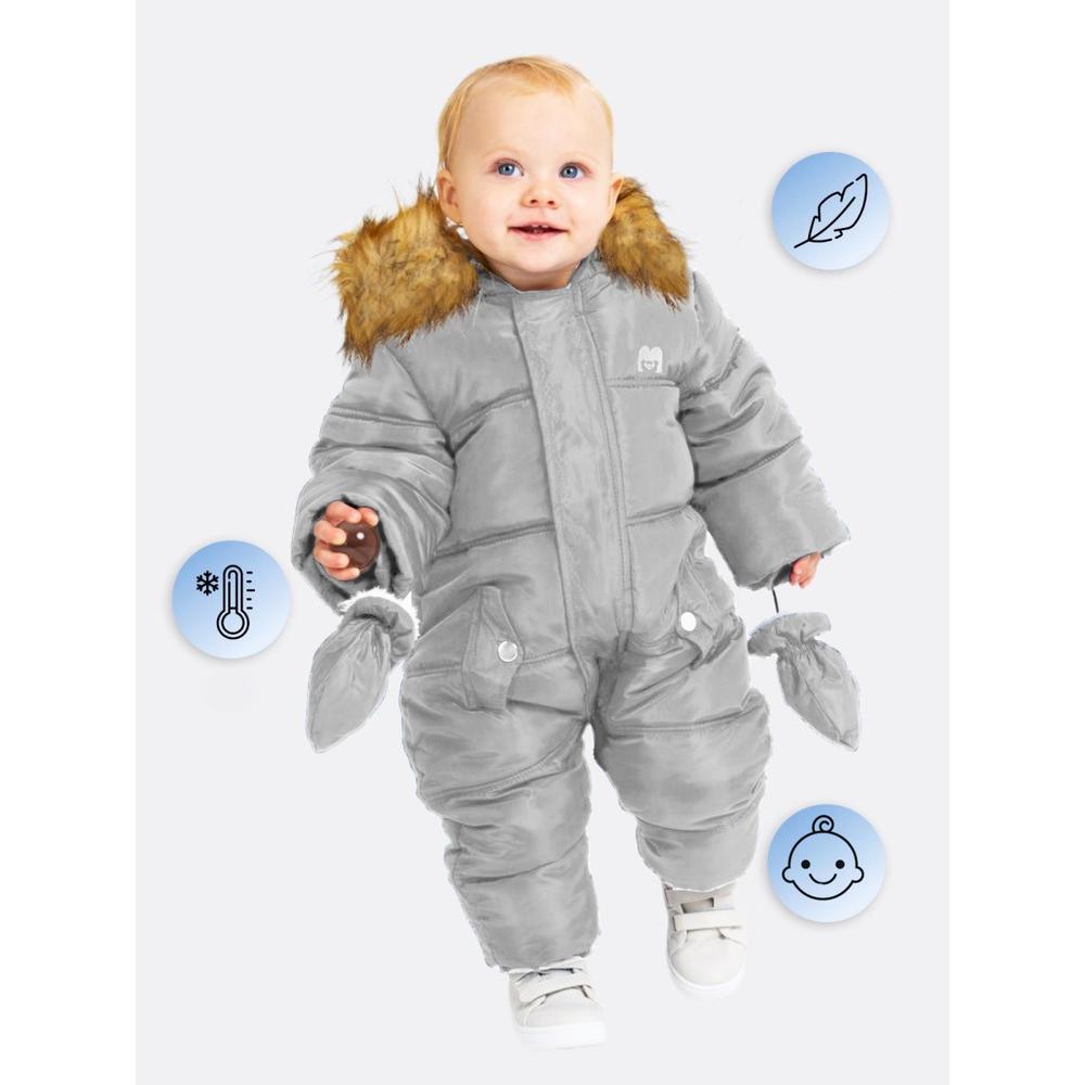 Kombinezon Dziecięcy Szary 67-72cm