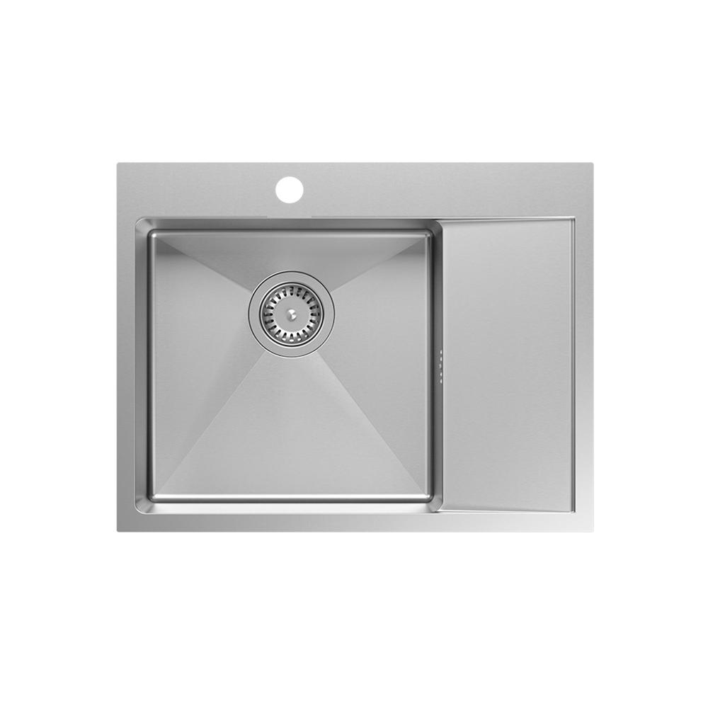 Stainless steel sink RUSSEL 116 BRUSH NICKEL