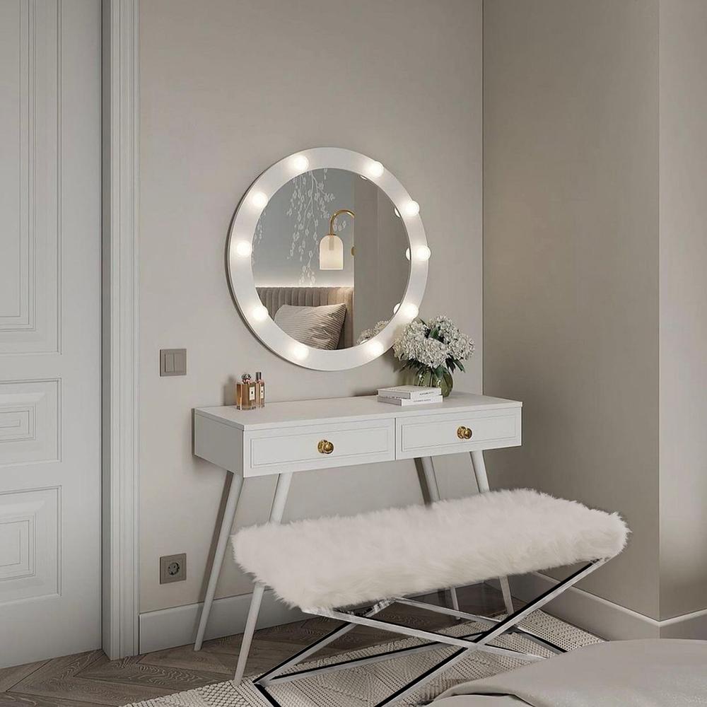 Ławka Siedzisko Białe BC-1518-1