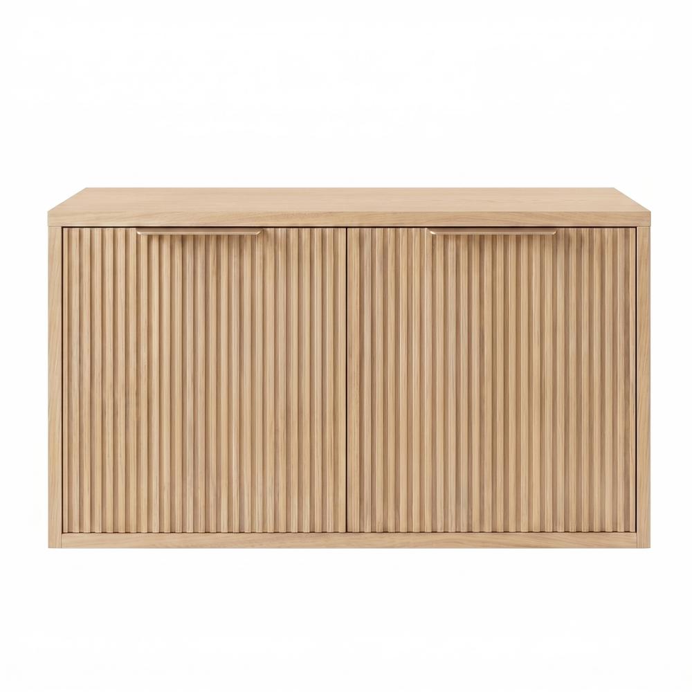 Dulap baie pentru lavoar Rea Core 80cm Beige