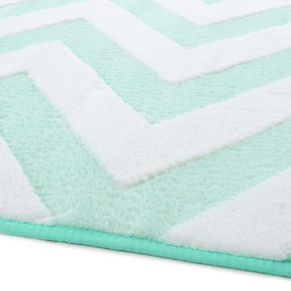 Dywan pluszowy Clover Zig Zag Mint