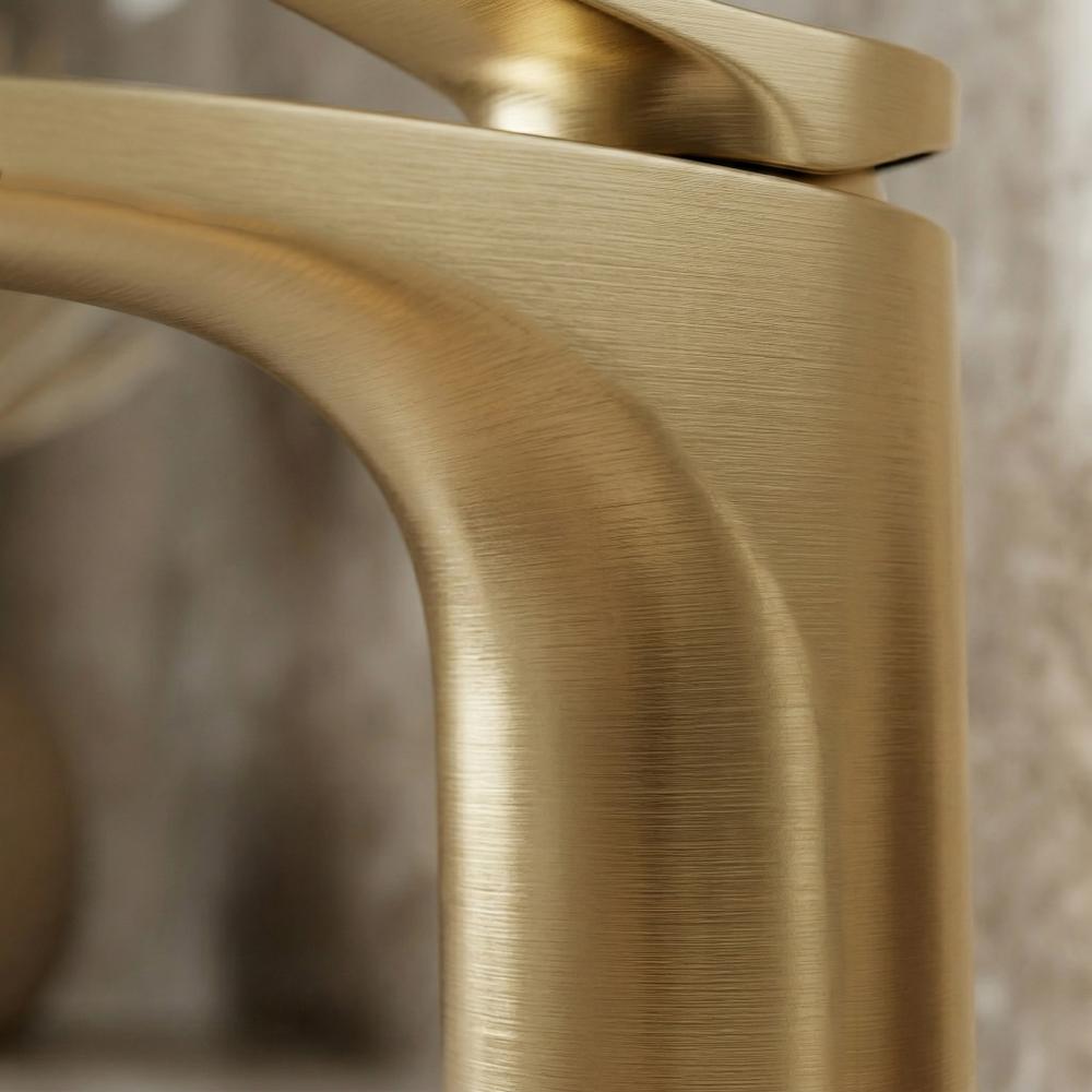 Waschbeckenarmatur PREMIUM Rea Vision Brush Gold High