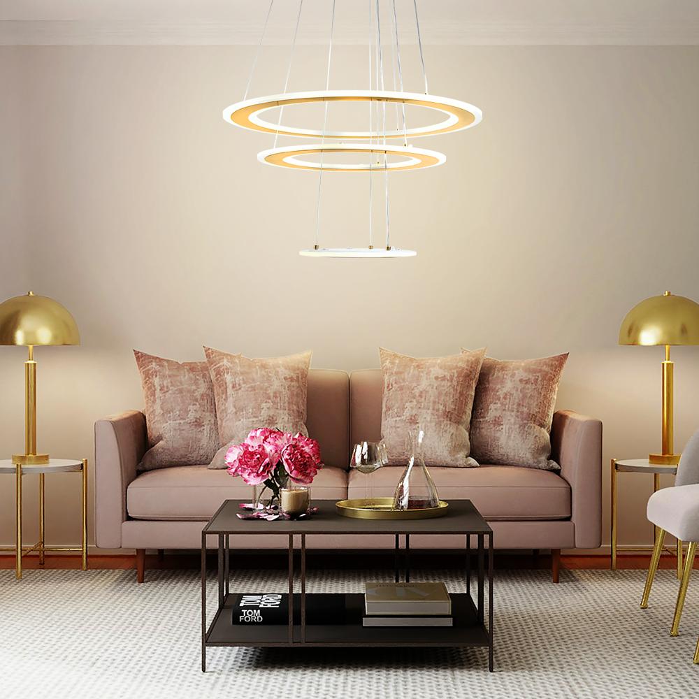 Hängelampe LED G041-3CP BRUSH GOLD