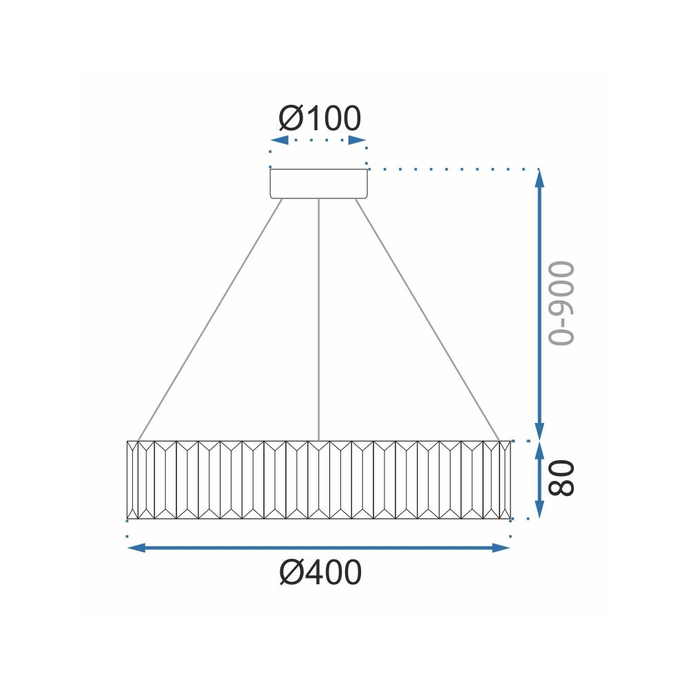 Deckenleuchte LED APP982-CP