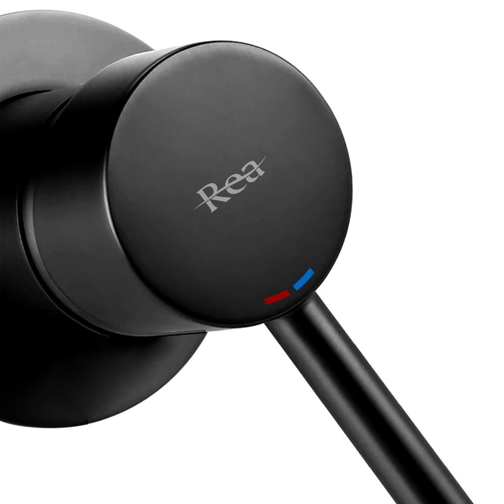 Unterputz Armatur Rea Lungo LONG black matt+Ibox