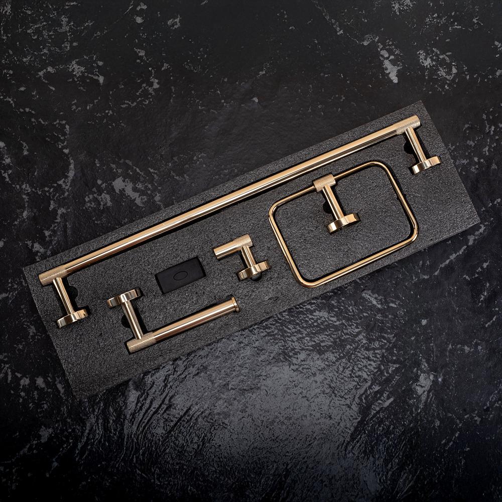 Kylpyhuonetarvikesetti GRID Gold 4 osaa