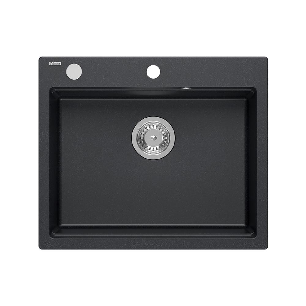 гранитная мойка KURT 110 WORKSTATION Black Dotted