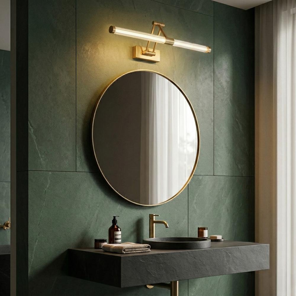 Kinkiet łazienkowy LED APP1900-1W 60cm Złoty Szczotkowany