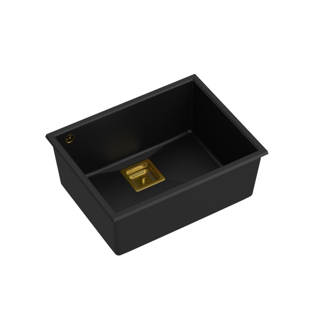 Granite sink DAVID 50 Black