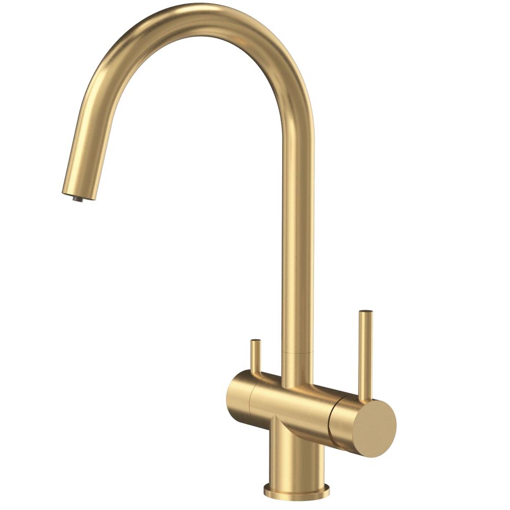 Robinet de cuisine REA Caren BRUSH GOLD