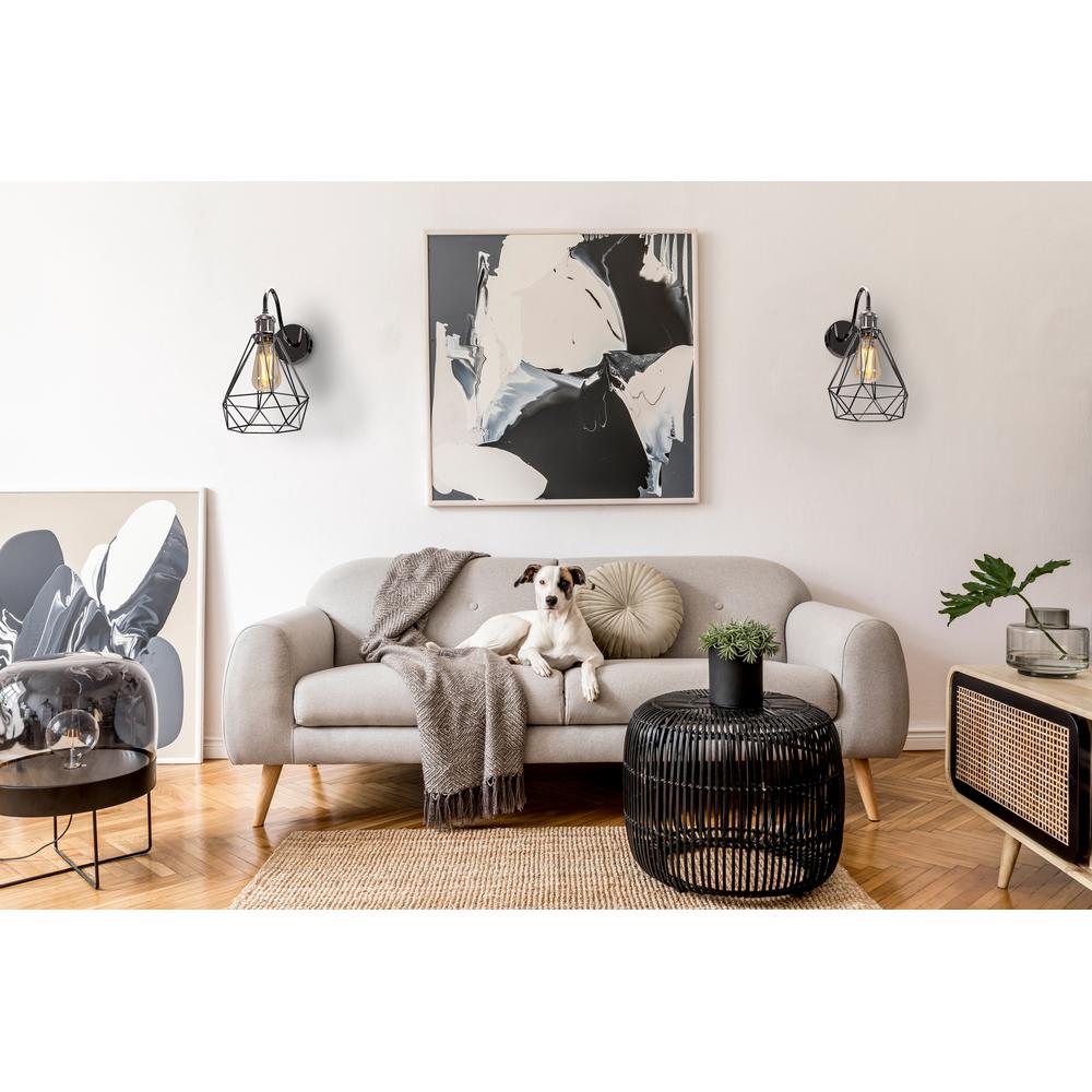 Wandlampe Loft Black Chrome 392230