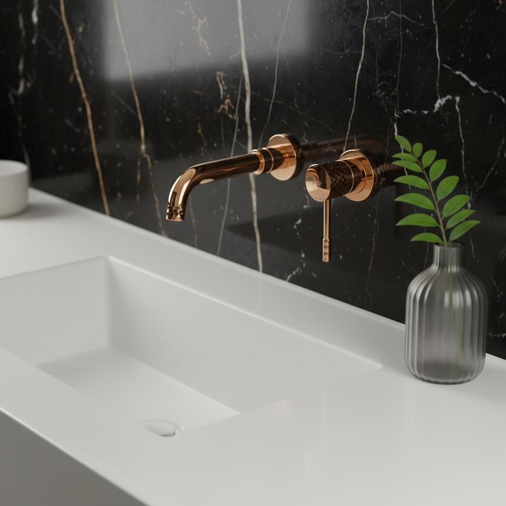 Wall Mounted faucet Rea Lungo Diamond Copper + BOX