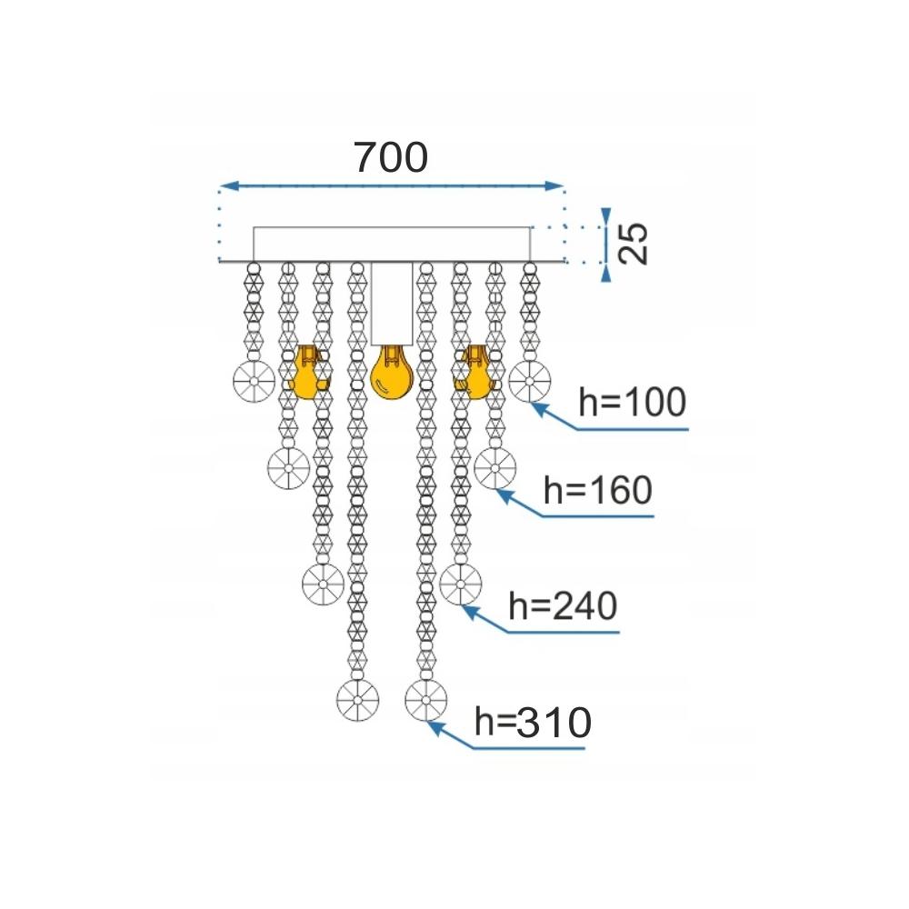 Kristall Plafond 392203