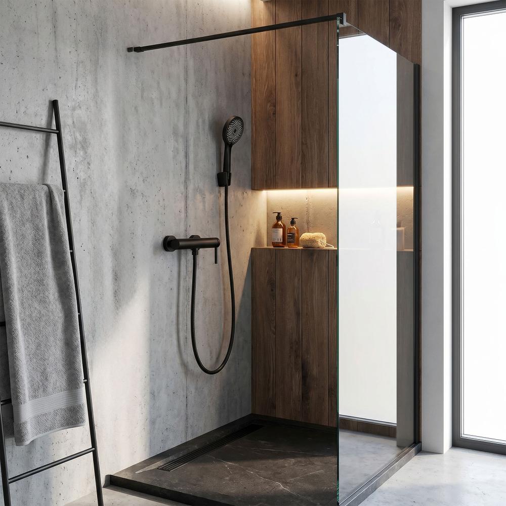 Bateria prysznicowa REA Rivo Czarna