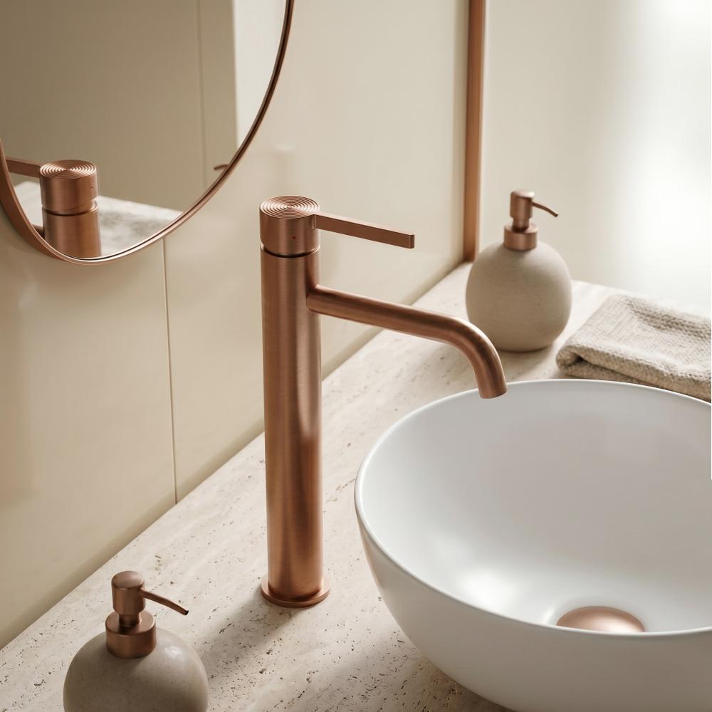 Robinet de salle de bain Rea Foster Brush Copper