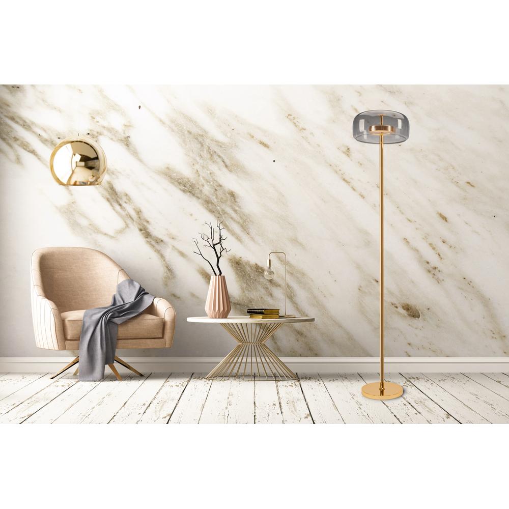 Lampa Kinkiet Ścienny Loft Złoty 392229