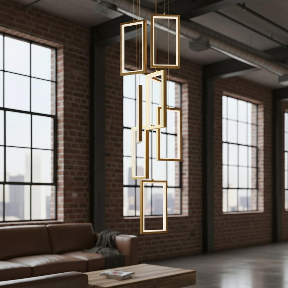 Lampe LED LHJ090-7CP GOLD