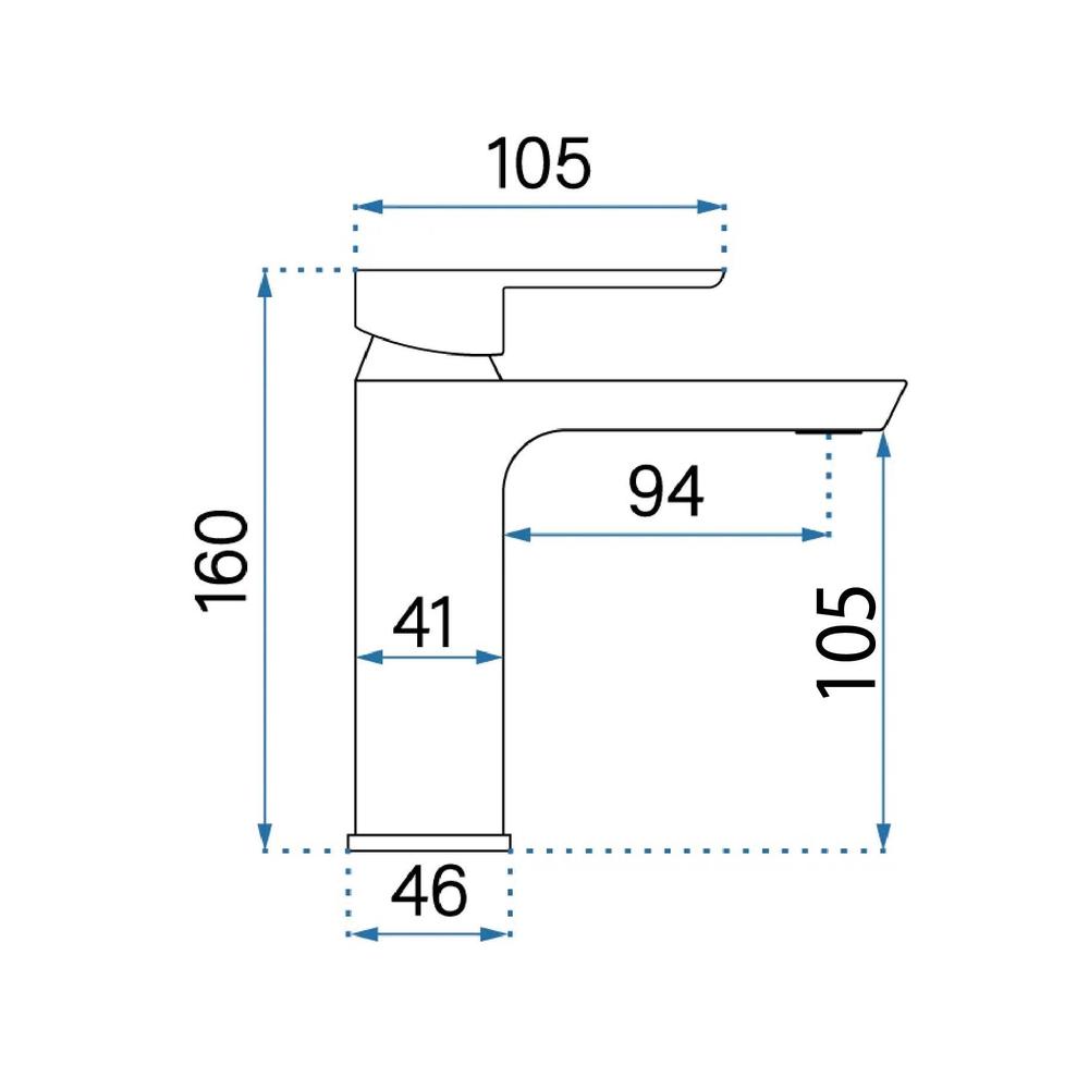 Waschbeckenarmatur REA ARGUS TITAN LOW