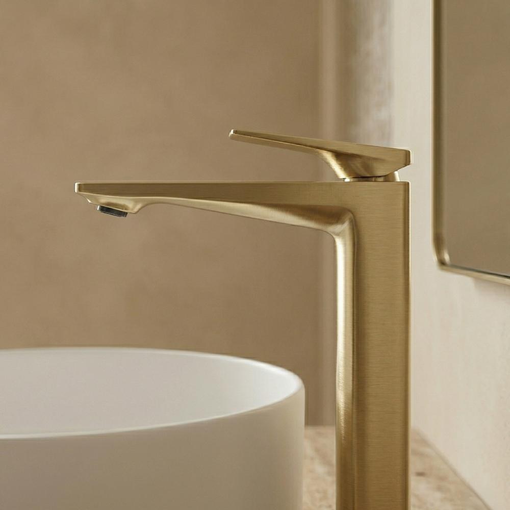 Βρύση νιπτήρα REA Prime Brush Gold High