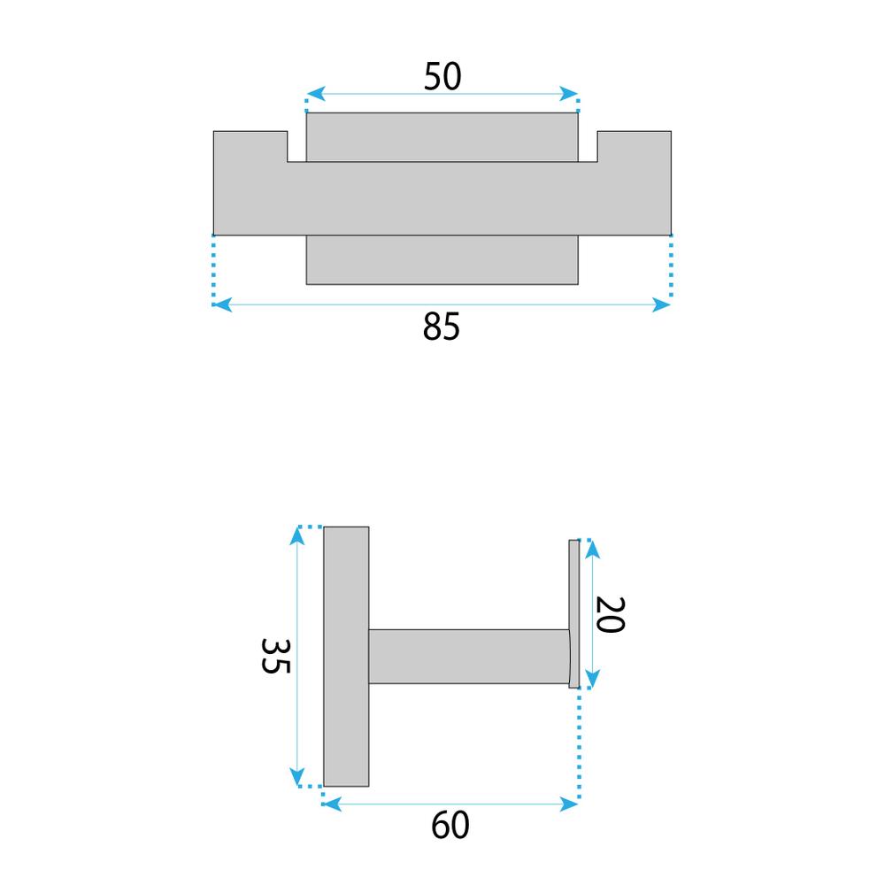 Portasciugamano da bagno OSTE 205 Brush Gold