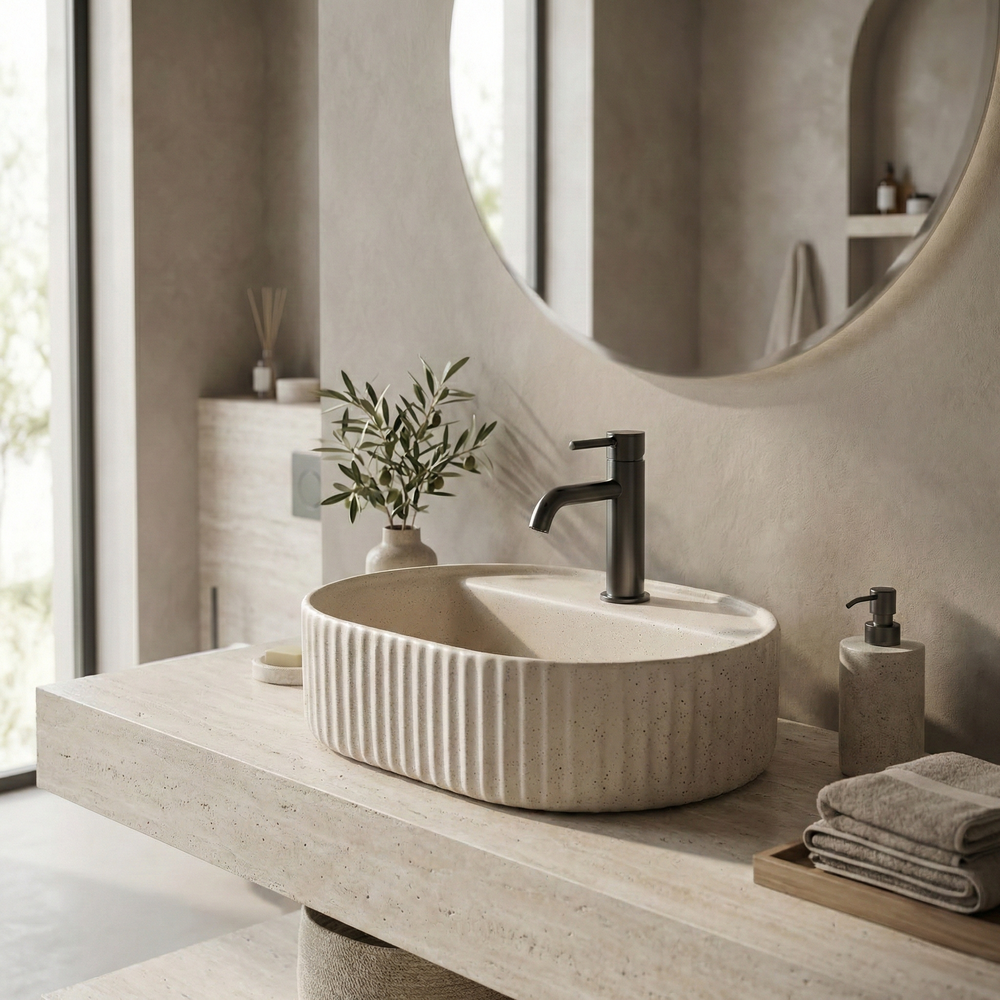 Countertop washbasin Rea Marcela 50 Vanilla