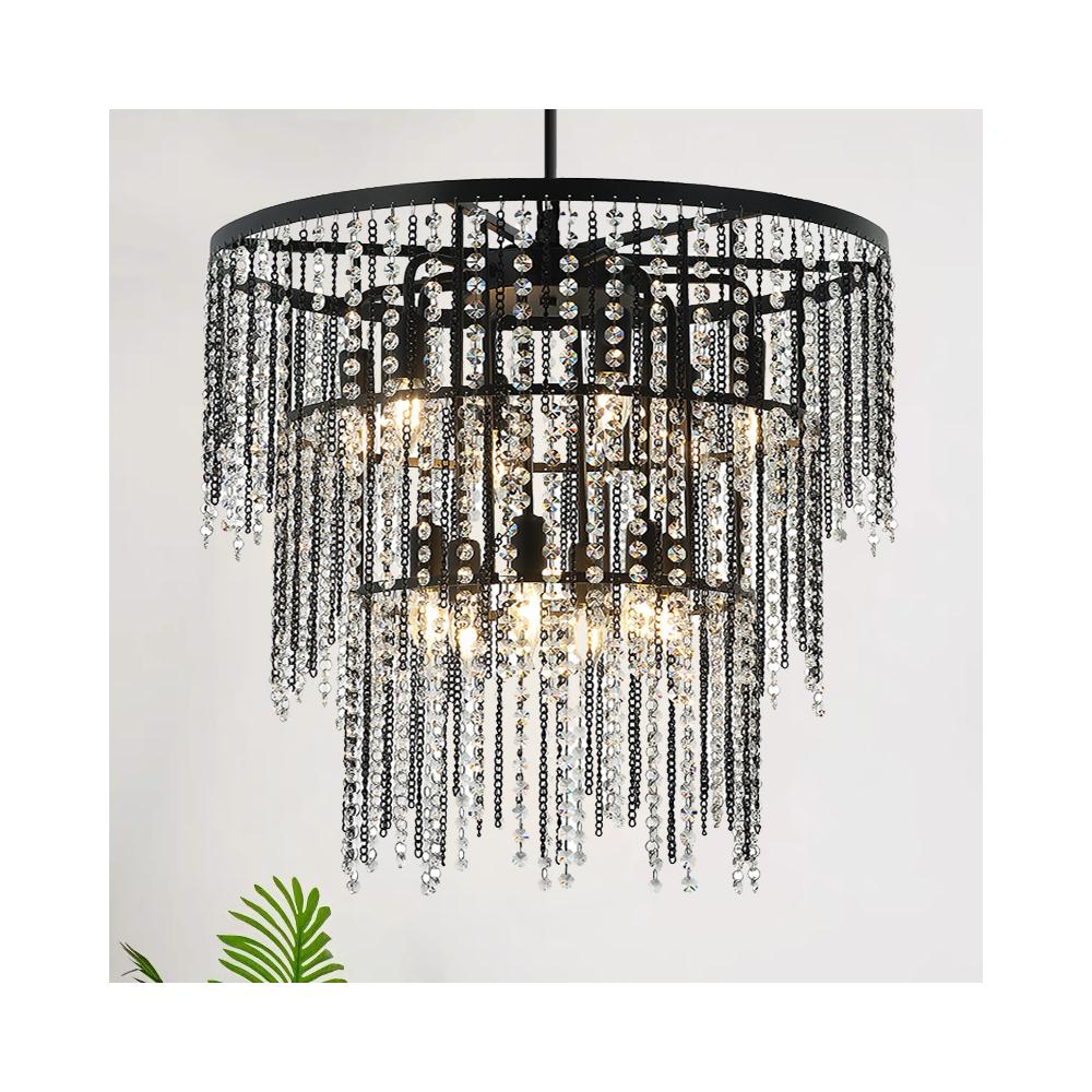 Lampe Cristal APP1314-CP Black