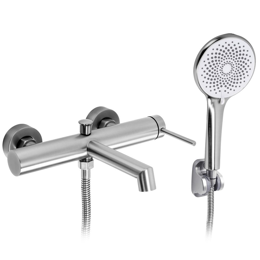 Fürdőkád csaptelep Rea Foss Nickel Brush