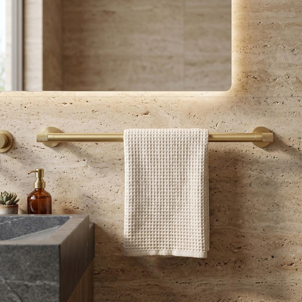 Wieszak łazienkowy jednoramienny 39101 Ori Złoty Szczotkowany