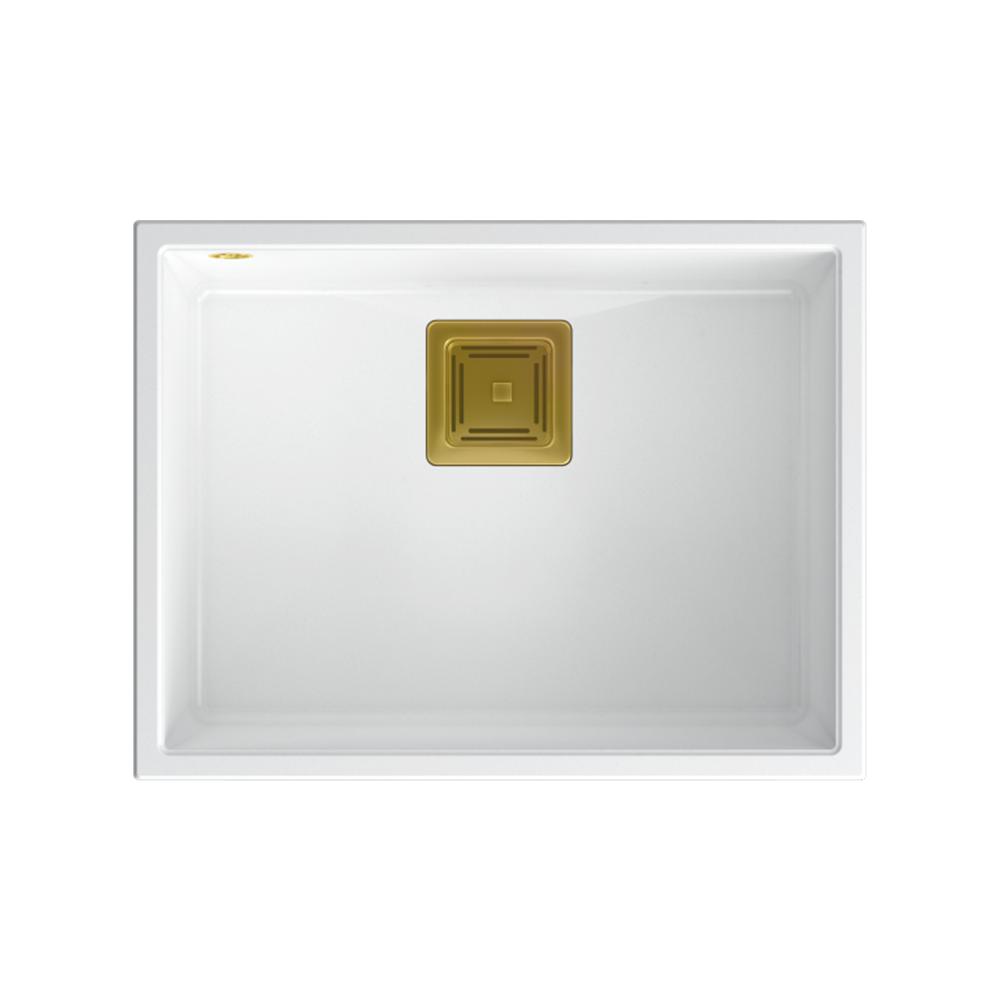 гранитная мойка DAVID 50 White