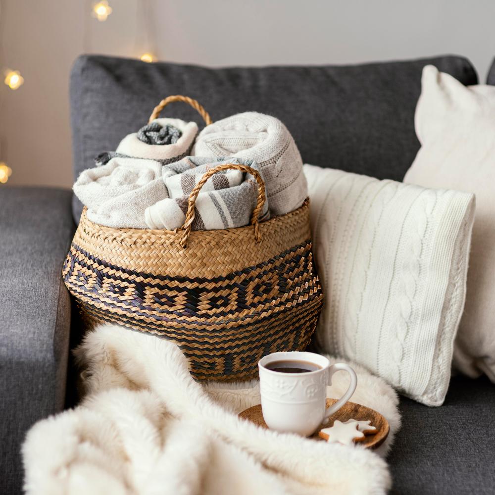 Kosz Naturalny BOHO 322177