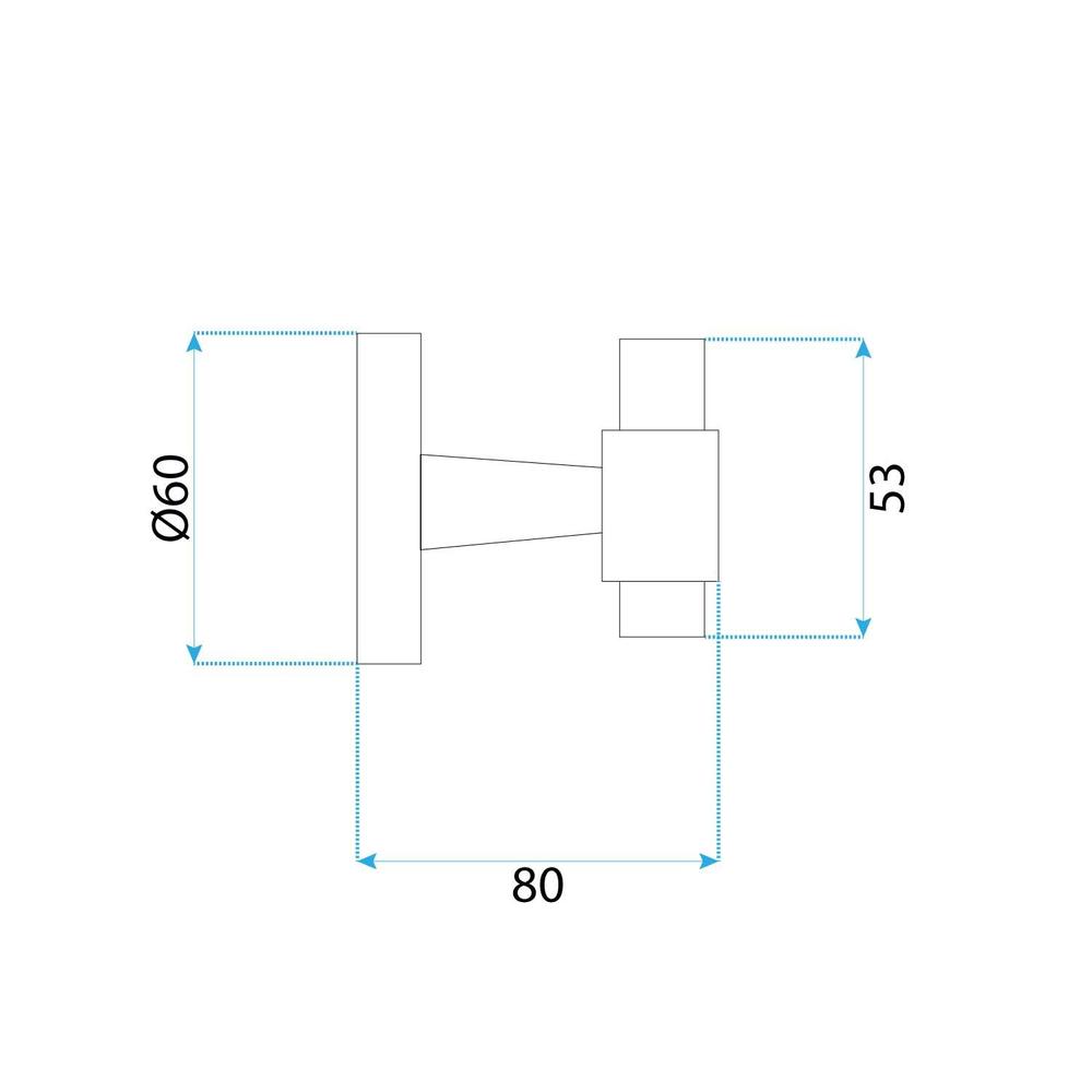 Koupelnový věšák 16101 Aristo Brushed Gold
