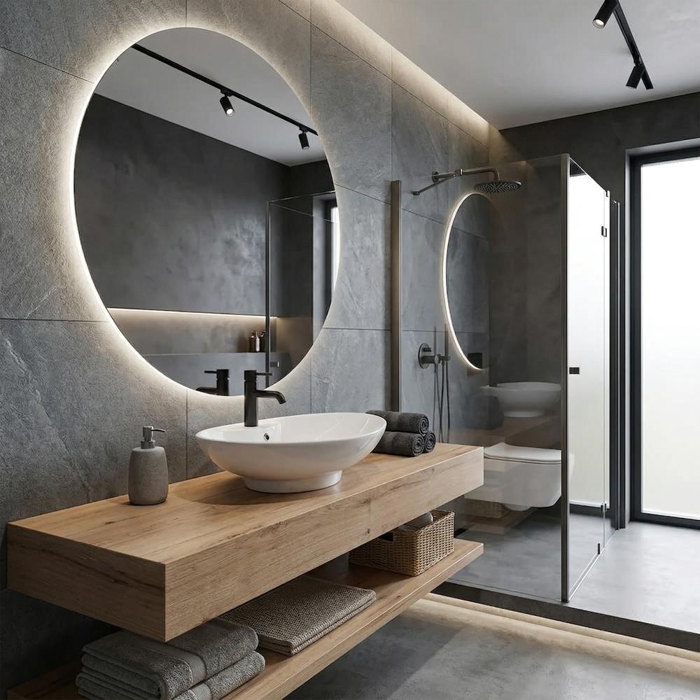 Lavabo sobre encimera Rea Rosa